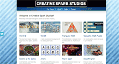 Desktop Screenshot of creativesparkstudios.com